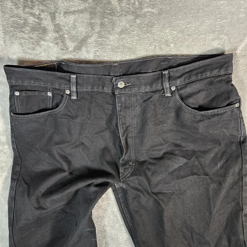 Levi's 505 Jeans Men's 42X30 (Tag 44X30) Black Y2K 90s Straight‎